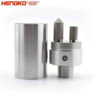 316不銹鋼樣氣過(guò)濾器耐高壓高強(qiáng)度易清洗，用于污水管道氣體檢測(cè)分析高溫氣體取樣探頭過(guò)濾器