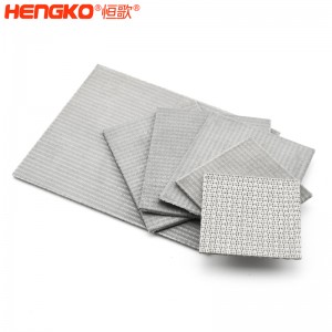 源頭廠家供應(yīng)燒結(jié)網(wǎng)濾芯金屬濾芯濾板過濾精度均勻，應(yīng)用于雜質(zhì)分離過濾