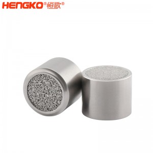 廠家定制0.2-90微米多孔金屬氣體傳感器防爆外殼，隔火焰耐腐蝕316L不銹鋼防爆片