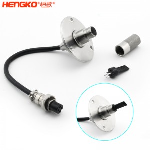 RS485遠程高精度法蘭盤溫濕度傳感器高靈敏，數(shù)字信號濕度傳感器防水探頭