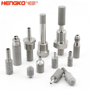 過濾精度不匹配工藝需求?0.1-120um 定制不銹鋼曝氣頭濾芯，精準適配！