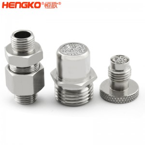 廠家定制有創(chuàng)呼吸機(jī)氣源入口醫(yī)療級316L不銹鋼過濾器濾芯防塵透氣耐腐蝕，用于呼吸機(jī)