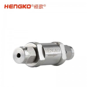 恒歌卡套直通過(guò)濾器不銹鋼氣體過(guò)濾器精密高效工藝氣體過(guò)濾器