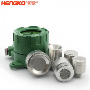恒歌廠家供應(yīng)帶顯可燃?xì)怏w探測(cè)儀器_帶不銹鋼316L防水防爆傳感器外殼