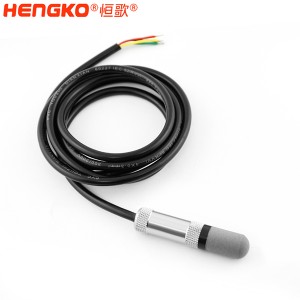 源頭廠家rs485溫度傳感器探頭進口高精芯片一體式溫濕度變送器