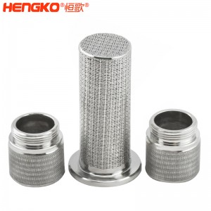 廠家直銷不銹鋼燒結(jié)多層絲網(wǎng)濾芯耐腐蝕易清洗，用于制藥化工