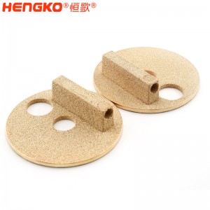 廠家定制長(zhǎng)壽命50 100 150 200微米銅粉末燒結(jié)濾芯片盤