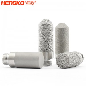 外螺紋不銹鋼溫濕度傳感器外殼保護(hù)罩_多孔透氣溫濕度探頭外殼型號多樣可來圖定制