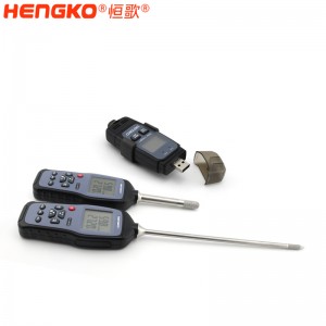 恒歌定制HG970手持式溫濕度標(biāo)準(zhǔn)器_用于無塵車間、儲存?zhèn)}庫溫濕度測量抽檢