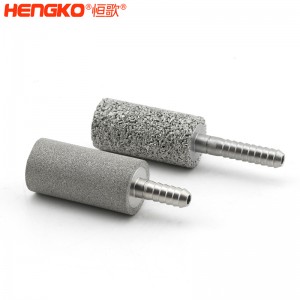 廠家定制316L粉末燒結(jié)不銹鋼過濾器曝氣頭，高強(qiáng)度耐腐蝕水族專用氣泡石