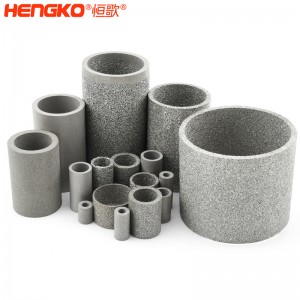 廠家直銷不銹鋼316L粉末微顆粒濾筒，耐高溫防塵不銹鋼金屬燒結(jié)濾筒濾芯