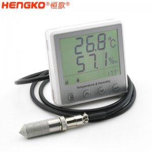 恒歌農(nóng)業(yè)追溯監(jiān)測系統(tǒng)高精準(zhǔn)RS485溫濕度變送器帶露點功能，自動化監(jiān)控溫室大棚溫濕度物聯(lián)網(wǎng)方案