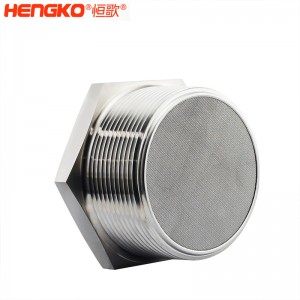 恒歌不銹鋼絲網(wǎng)濾芯燒結(jié)網(wǎng)消聲器消音器耐熱排氣均勻，應(yīng)用于排風(fēng)管消音