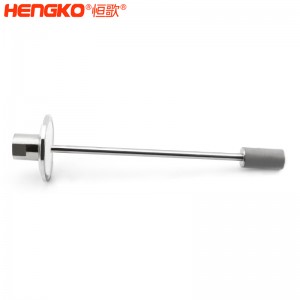 廠家批發(fā)316L不銹鋼長桿不銹鋼曝氣頭耐腐蝕防塵，用于二氧化碳/氧氣擴(kuò)散