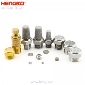 廠家供應(yīng)各種型號鉑螺紋燒結(jié)銅不銹鋼氣動消聲器消音器耐高溫工業(yè)降噪