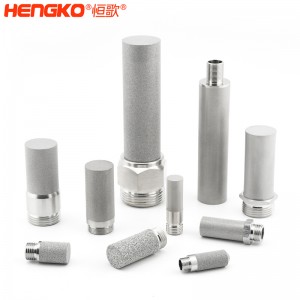 廠家來圖定制粉末燒結(jié)316L不銹鋼過濾器濾芯防塵耐腐蝕，用于化工制藥