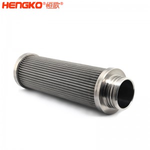 廠家直銷不銹鋼燒結(jié)多層絲網(wǎng)濾芯耐腐蝕易清洗，用于制藥化工