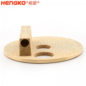 廠家定制長(zhǎng)壽命50 100 150 200微米銅粉末燒結(jié)濾芯片盤