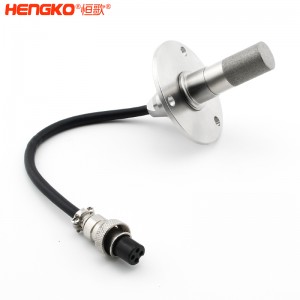 RS485遠程高精度法蘭盤溫濕度傳感器高靈敏，數(shù)字信號濕度傳感器防水探頭