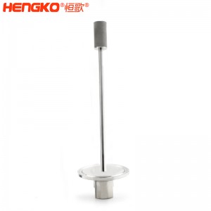 廠家批發(fā)316L不銹鋼長桿不銹鋼曝氣頭耐腐蝕防塵，用于二氧化碳/氧氣擴(kuò)散