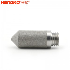 外螺紋不銹鋼溫濕度傳感器外殼保護(hù)罩_多孔透氣溫濕度探頭外殼型號多樣可來圖定制