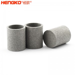 廠家直銷孔徑0.2-90um多孔不銹鋼濾筒工業(yè)除塵濾芯過濾精準(zhǔn)耐腐蝕，用于凈化污水