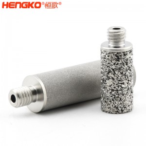 廠家來圖定制粉末燒結(jié)316L不銹鋼過濾器濾芯防塵耐腐蝕，用于化工制藥