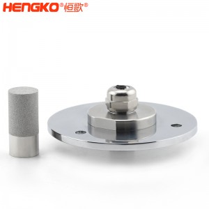 不銹鋼溫濕度探測器法蘭盤探頭外殼_透氣防水防爆用于氣象站測量